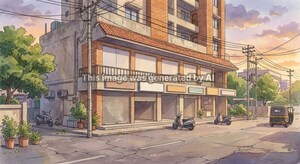  Shop – Exterior View View at Ashirwad Township 2 - for Sale