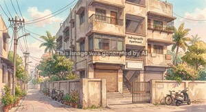  Apartment – Exterior View View at Vishnu Nagar - for Sale