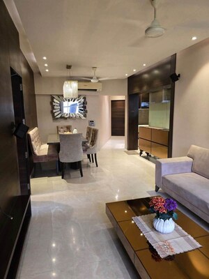 Living Room in 3 BHK Apartment at Carter Apatment, Pali Hill – for Rent
