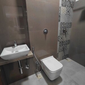 Bathroom in 2 BHK Apartment at Group Satellite Elegance, Goregaon East – for Rent