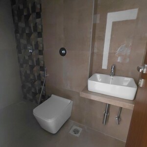 Bathroom in 1 BHK Apartment at Group Satellite Elegance, Goregaon East – for Rent