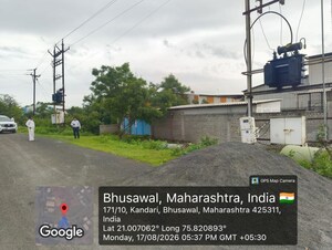  Industrial Plot – Exterior View View at Bhokar - for Sale