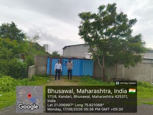 Industrial Plot – Exterior View View at Bhokar - for Sale