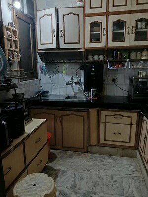 Kitchen in 3 BHK Builder Floor at Chittaranjan Park – for Sale