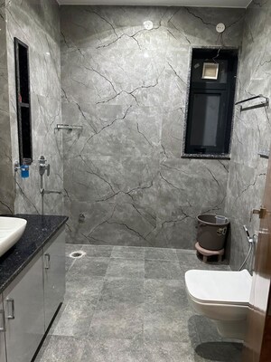 Bathroom in 4 BHK Builder Floor at Unitech Greenwood City Apartment, Sector 45 – for Rent