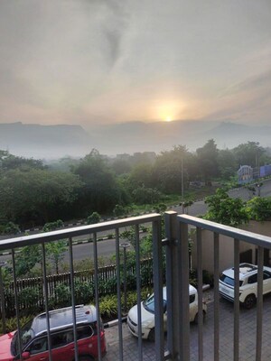 Balcony in 2 BHK Apartment at Godrej Golf Meadows, Poyanje – for Rent
