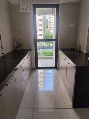 Kitchen in 2 BHK Apartment at Godrej Golf Meadows, Poyanje – for Rent
