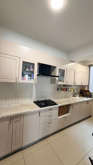 Kitchen in 3 BHK Apartment at Goyal Orchid Piccadilly, Thanisandra Main Road – for Rent
