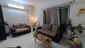 Living Room in 2 BHK Apartment at Karan Manor, Baner – for Rent