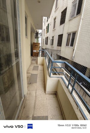 Balcony in 2 BHK Apartment at Shree Parshvanath Enclave, Krishnapuri – for Rent
