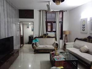 Living Room in 2 BHK Builder Floor at Greater Kailash I – for Rent