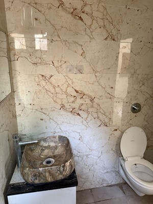 Bathroom in 4 BHK Apartment at US Pine Homes, Dhakoli – for Rent