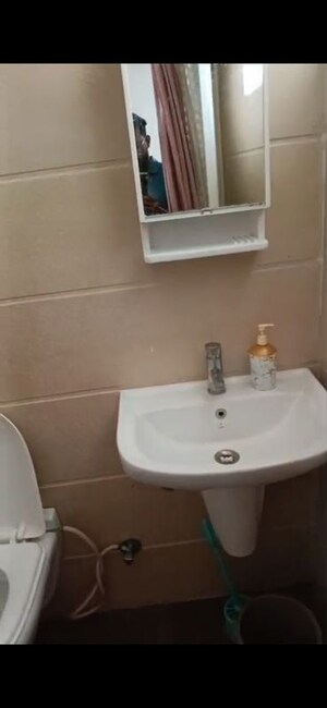 Bathroom in 4 BHK Apartment at US Pine Homes, Dhakoli – for Rent