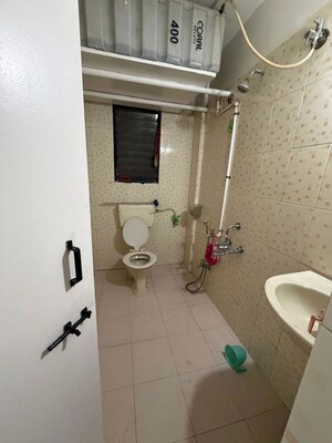 Bathroom in 3 BHK Apartment at Amrut Runwal Paradise, Kothrud – for Rent