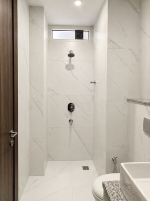 Bathroom in 3 BHK Apartment at Motia Blue Ridge, Dhakoli – for Sale