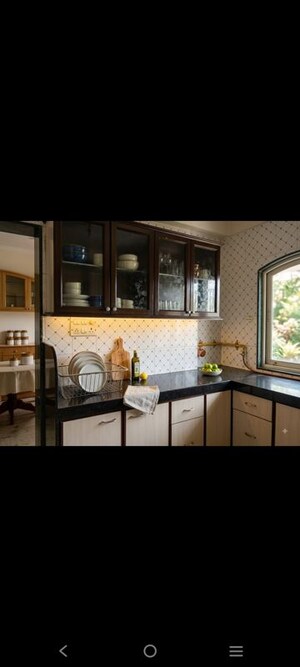Kitchen in 4 BHK Apartment at Gala Ikebana, Bodakdev – for Rent