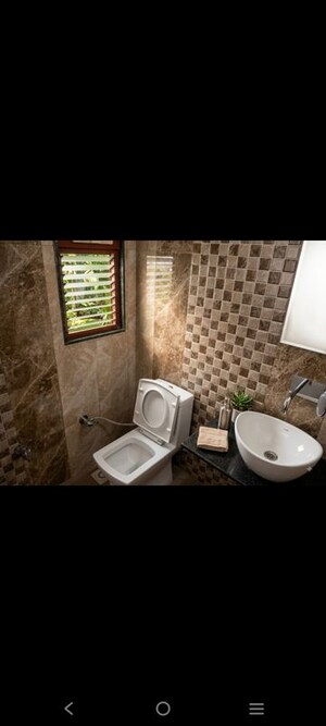 Bathroom in 4 BHK Apartment at Gala Ikebana, Bodakdev – for Rent
