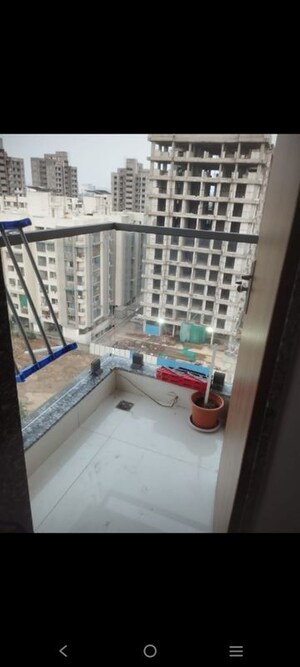 Balcony in 3 BHK Apartment at Gunatit Antilia One, Ghatlodia – for Rent