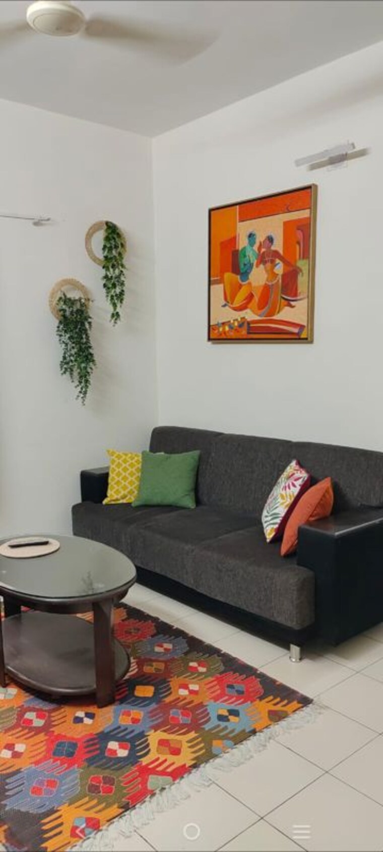Living Room, sun-south-trade 2 Bedroom 1250 Sq.Ft. Apartment In Bopal Ahmedabad 10700255