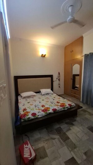 Bedroom in 2.5 BHK Builder Floor at Rajat Vihar – for Rent
