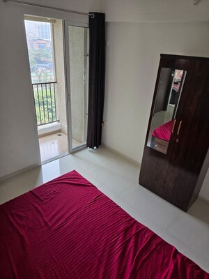 Bedroom in 3 BHK Apartment at Shakti Calista, Ghansoli – for Rent