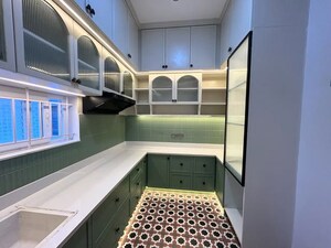 Kitchen in 3 BHK Apartment at Rajapushpa Provincia, Narsingi – for Rent