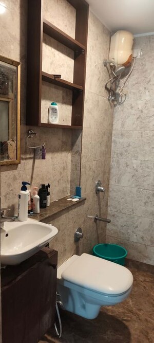 Bathroom in 1 BHK Apartment at Vasant Oasis Phase I, Andheri East – for Rent