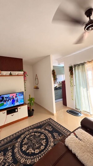 Living Room in 2 BHK Apartment at Shriram 107 South East, Attibele – for Rent