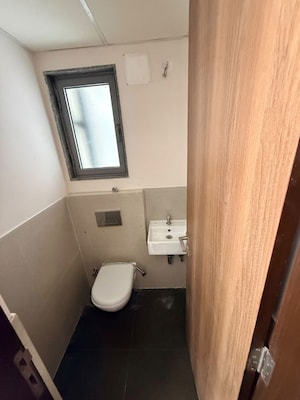 Bathroom in 1 BHK Apartment at Piramal Vaikunth, Balkum Pada – for Rent