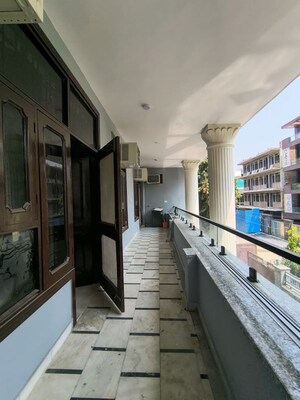 Balcony in 3 BHK Builder Floor at Sector 17 – for Rent
