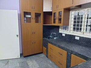 Kitchen in 3 BHK Apartment at Burj Banjara, Banjara Hills – for Rent