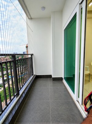 Balcony in 3 BHK Apartment at Aparna Zenon, Puppalaguda – for Rent