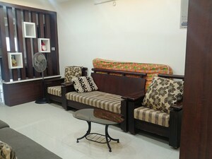 Living Room in 3 BHK Apartment at Greenmark Galaxy, Kondapur – for Rent