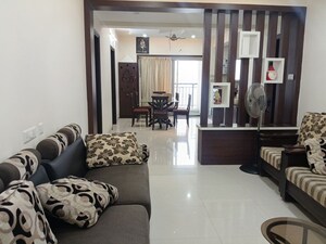 Living Room in 3 BHK Apartment at Greenmark Galaxy, Kondapur – for Rent