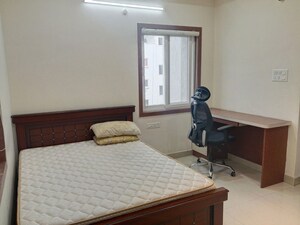 Bedroom in 3 BHK Apartment at Greenmark Galaxy, Kondapur – for Rent