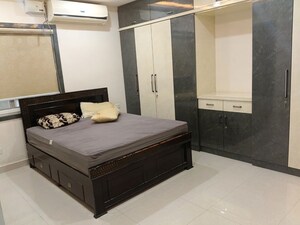 Bedroom in 3 BHK Apartment at Greenmark Galaxy, Kondapur – for Rent