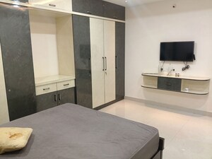 Bedroom in 3 BHK Apartment at Greenmark Galaxy, Kondapur – for Rent