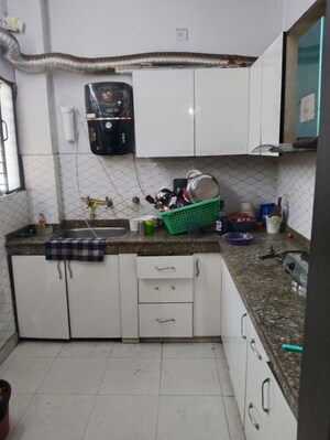 Kitchen in 3 BHK Builder Floor at Mahaveer Homes 2, Gaur City 1 – for Sale