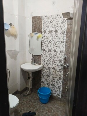 Bathroom in 3 BHK Builder Floor at Mahaveer Homes 2, Gaur City 1 – for Sale