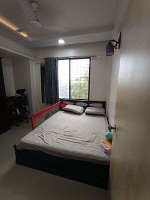 Bedroom in 3 BHK Apartment at RK Lunkad Nisarg Ashish, Pimple Nilakh – for Rent