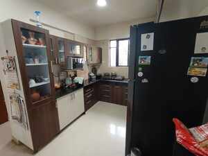 Kitchen in 3 BHK Apartment at RK Lunkad Nisarg Ashish, Pimple Nilakh – for Rent