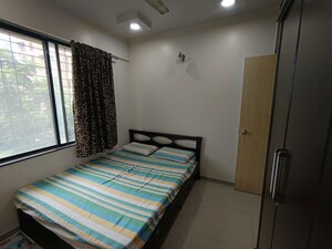 Bedroom in 3 BHK Apartment at RK Lunkad Nisarg Ashish, Pimple Nilakh – for Rent