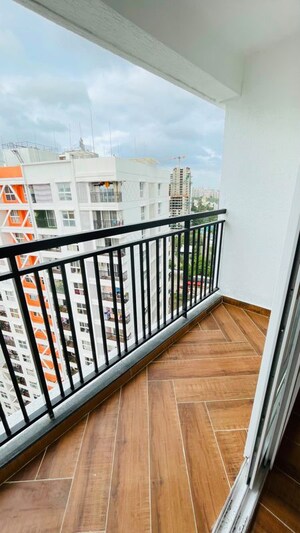 Balcony in 3 BHK Apartment at Unique K Town, Kiwale – for Rent