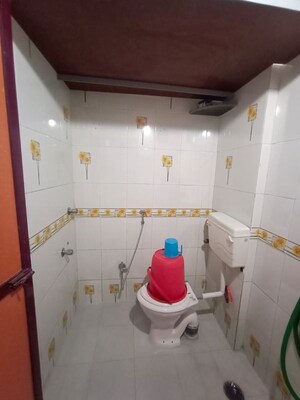 Bathroom in 2 BHK Apartment at Kharigaon – for Sale