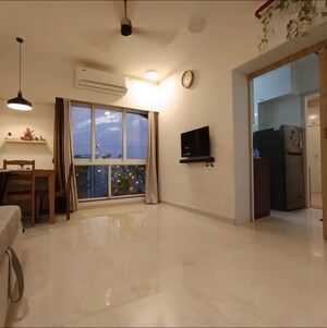 Living Room in 1 BHK Apartment at Crystal Chembur High, Chembur – for Sale