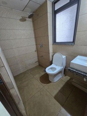 Bathroom in 1 BHK Apartment at Piramal Vaikunth, Balkum Pada – for Rent