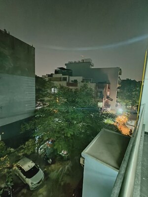 Balcony in 3 BHK Builder Floor at Kailash Colony – for Rent