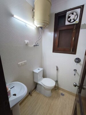 Bathroom in 3 BHK Builder Floor at Kailash Colony – for Rent