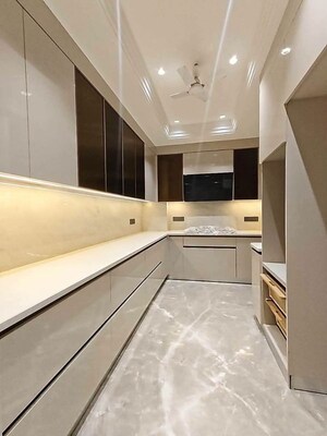 Kitchen in 3 BHK Builder Floor at Ansal Sushant Lok I, Sector 43 – for Rent