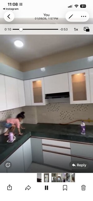 Kitchen/pantry in 2 BHK Apartment at Eureka Diya Green City, Raj Nagar Extension – for Rent